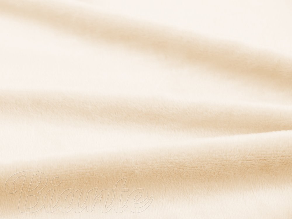 Mikroplyšová látka MIS-004 Světle žlutá - šířka 145 cm - detail 1 - Biante.cz