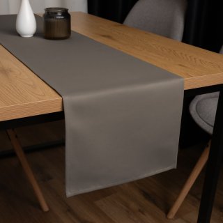 Dekorační běhoun na stůl BKU-113 Hnědošedý - Biante.cz Dekorační běhoun na stůl BKU-113 Hnědošedý - Biante.cz