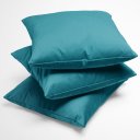 Sametový povlak na polštář Velvet Premium SVP-035 Tyrkysově modrý - detail 1 - Biante.cz