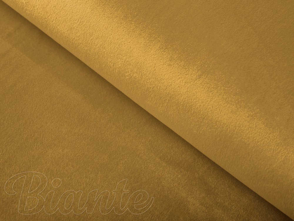 Sametová látka Velvet Premium SVP-009 Hořčicová - šířka 145 cm a 280 cm - Biante.cz Sametová látka Velvet Premium SVP-009 Hořčicová - šířka 145 cm a 280 cm - Biante.cz