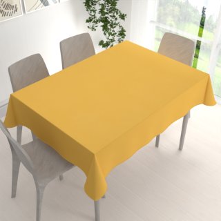 Velký dekorační obdélníkový ubrus BKU-109 Hořčicový - detail 1 - Biante.cz