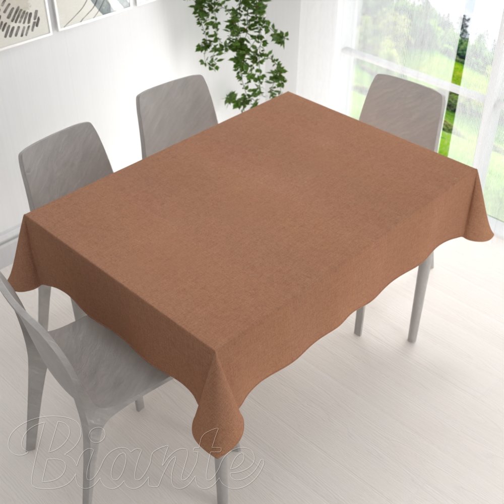 Dekoračný obdĺžnikový obrus BKW-203 Hnedý žíhaný - detail 1 - Biante.sk