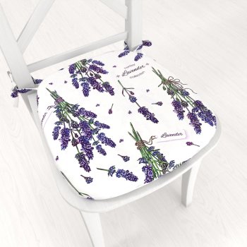 Oblý podsedák PML-084 Lavender - 39x37x3 cm - Biante.cz Oblý podsedák PML-084 Lavender - 39x37x3 cm - Biante.cz
