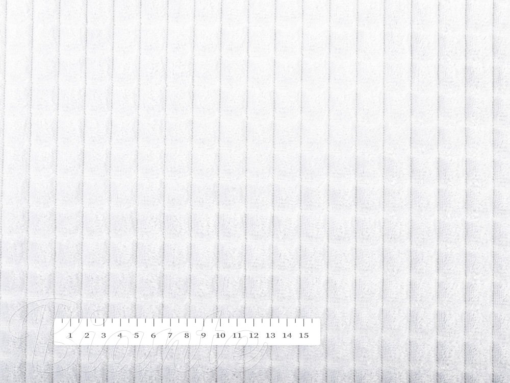 Látka Minky kostky MKK-001 Bílá - šířka 150 cm - detail 6 - Biante.cz Látka Minky kostky MKK-001 Bílá - šířka 150 cm - detail 6 - Biante.cz