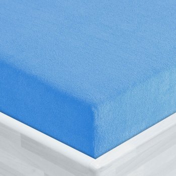 Froté napínací prostěradlo FR-015 Světle modré - Biante.cz Froté napínací prostěradlo FR-015 Světle modré - Biante.cz