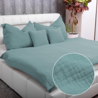 Mušelínové posteľné obliečky Nature MSN-050 Pastelovo modrozelené - Biante.sk Mušelínové posteľné obliečky Nature MSN-050 Pastelovo modrozelené - Biante.sk