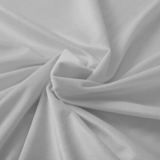 Zamatová látka Velvet Prémium SVP-027 Svetlo sivá - šírka 145 cm a 280 cm - detail 1 - Biante.sk