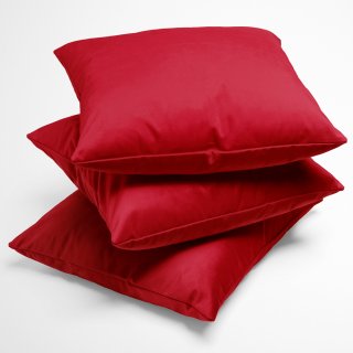 Sametový povlak na polštář Velvet Premium SVP-051 Sytě červený - detail 1 - Biante.cz