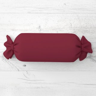 Polštář válec bonbon Rongo RG-044 Tmavě bordó - Biante.cz