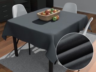 Čtvercový ubrus/imitace broušené kůže Alcantara ALC-016 Antracitově šedý - Biante.cz Čtvercový ubrus/imitace broušené kůže Alcantara ALC-016 Antracitově šedý - Biante.cz