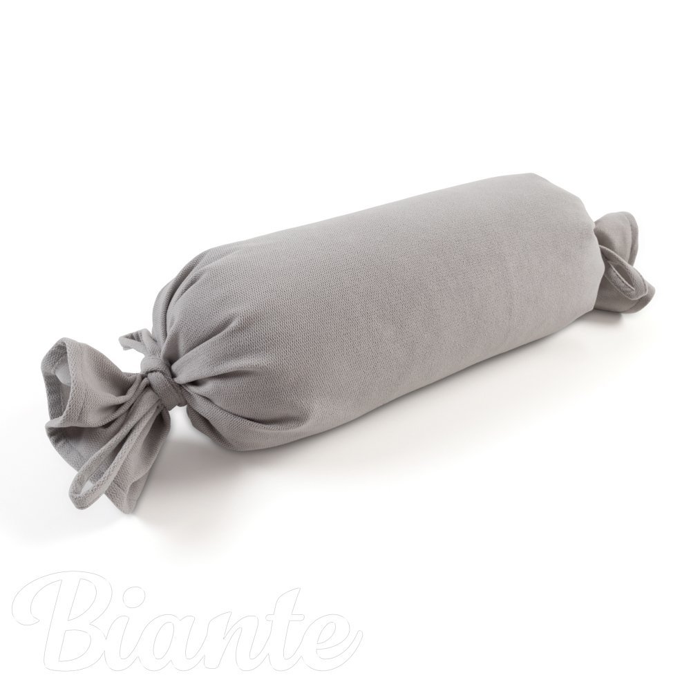 Vankúš valec bonbon Velur VLR-002 Svetlo sivý - Biante.sk