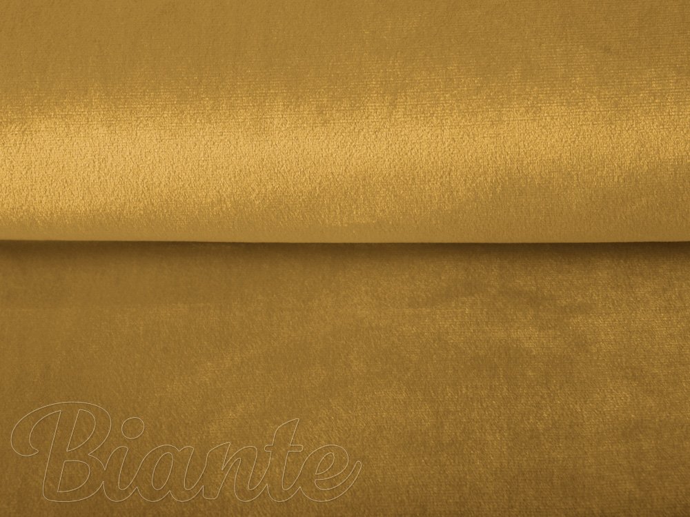 Sametová látka Velvet Premium SVP-009 Hořčicová - šířka 145 cm a 280 cm - detail 2 - Biante.cz Sametová látka Velvet Premium SVP-009 Hořčicová - šířka 145 cm a 280 cm - detail 2 - Biante.cz