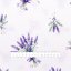 Teflonová látka na ubrusy TF-128 Snítky levandulí na bílém - šířka 155 cm - detail 7 - Biante.cz