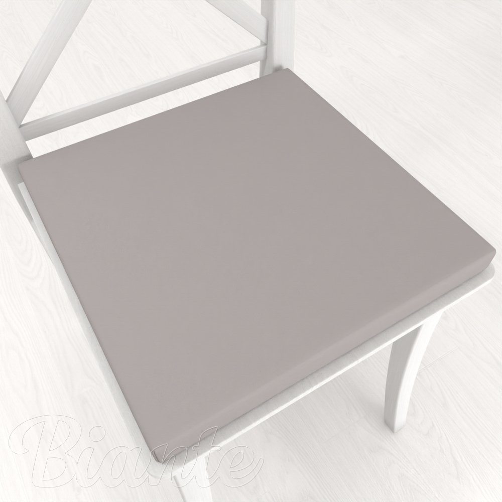 Štvorcový podsedák Rongo RG-101 Svetlo sivý - 38x38x3 cm - Biante.sk