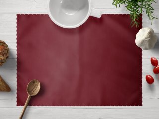 Teflonové prostírání na stůl TF-095 Vínově červené bez vzoru - Biante.cz Teflonové prostírání na stůl TF-095 Vínově červené bez vzoru - Biante.cz