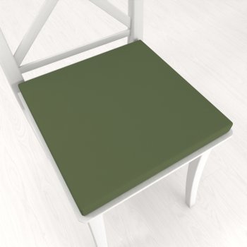 Čtvercový podsedák Rongo RG-081 Tmavý olivově zelený - 38x38x3 cm - Biante.cz Čtvercový podsedák Rongo RG-081 Tmavý olivově zelený - 38x38x3 cm - Biante.cz