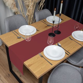 Dekoračný behúň na stôl Rongo RG-097 Bordó - detail 1 - Biante.sk Dekoračný behúň na stôl Rongo RG-097 Bordó - detail 1 - Biante.sk