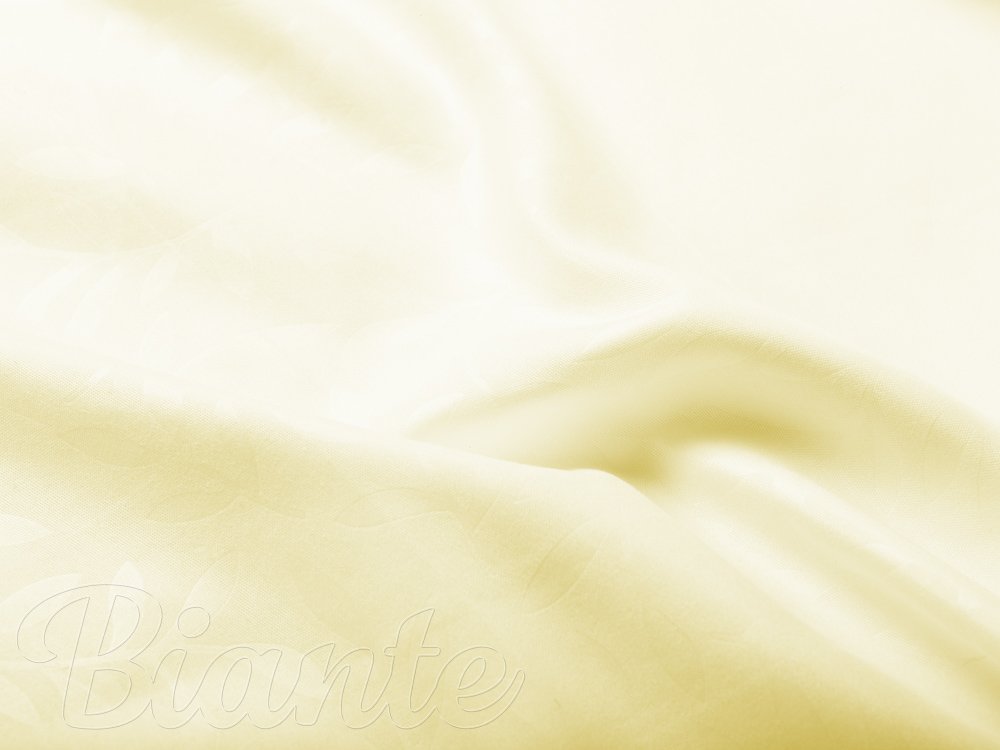Dekorační látka Sofia SF-007 Světle vanilkové vyrážené větvičky s lístky - šířka 160 cm - detail 3 - Biante.cz