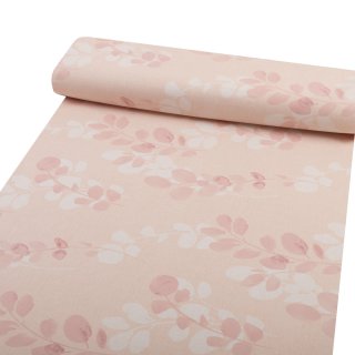 Bavlněná látka/plátno Sandra SA-682 Eukalyptové listy na pastelově růžovém - šířka 145 cm - detail 1 - Biante.cz Bavlněná látka/plátno Sandra SA-682 Eukalyptové listy na pastelově růžovém - šířka 145 cm - detail 1 - Biante.cz