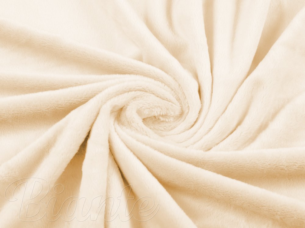 Mikroplyšová látka MIS-004 Světle žlutá - šířka 145 cm - Biante.cz