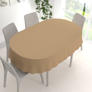 Dekorační oválný ubrus Rongo RG-040 Kávově hnědý - detail 1 - Biante.cz