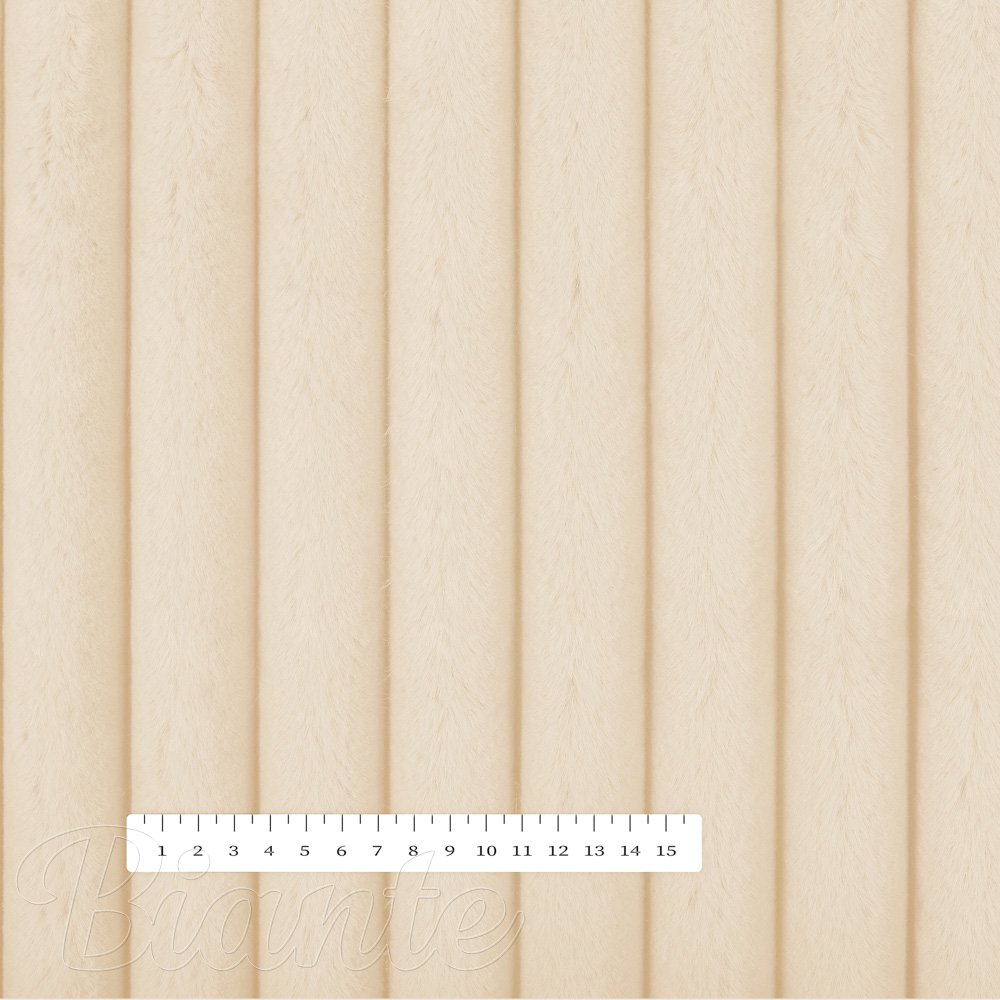 Plyš/umelá kožušina PL-009 Svetlo béžová - šírka 150 cm - detail 3 - Biante.sk