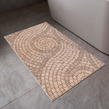 Koupelnová pěnová rohož / předložka PRO-003 Hnědá mozaika - metráž šířka 65 cm - detail 1 - Biante.cz