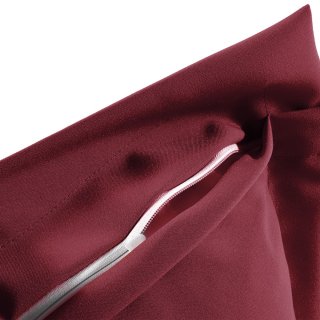 Dekoračná obliečka na vankúš s lemom Rongo RG-044 Tmavé bordó - detail 1 - Biante.sk Dekoračná obliečka na vankúš s lemom Rongo RG-044 Tmavé bordó - detail 1 - Biante.sk