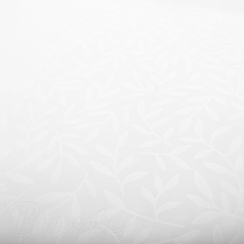 Dekorační látka Sofia SF-001 Bílé vyrážené větvičky s lístky - šířka 160 cm a 220 cm - detail 5 - Biante.cz