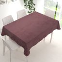 Velký sametový obdélníkový ubrus Velvet Premium SVP-019 Hnědofialový - detail 1 - Biante.cz