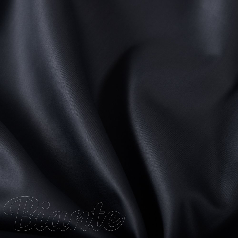 Látka bavlněný satén ST-019 Černá - šířka 220 cm - detail 1 - Biante.cz