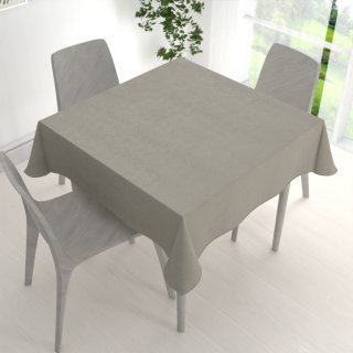 Čtvercový ubrus/imitace broušené kůže Alcantara ALC-014 Světle šedý - detail 1 - Biante.cz Čtvercový ubrus/imitace broušené kůže Alcantara ALC-014 Světle šedý - detail 1 - Biante.cz