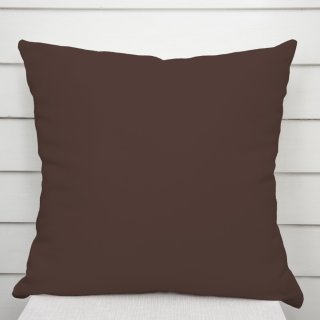 Dekorační povlak na polštář Rongo RG-015 Tmavě hnědý - Biante.cz