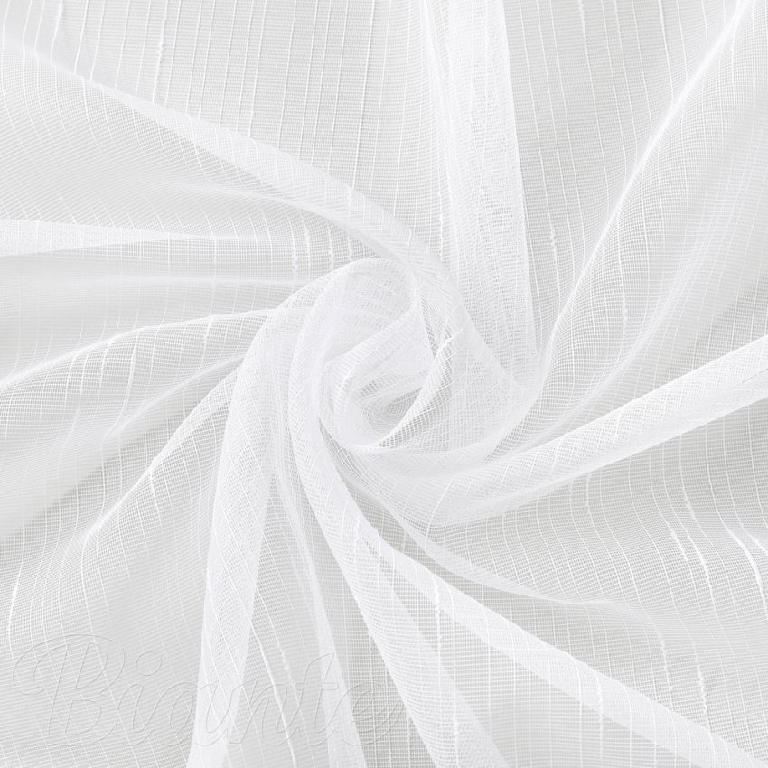 Záclona bílá s olůvkem vzor Prší - ZAC-023 výška 160 cm a 330 cm - detail 7 - Biante.cz