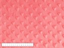 Dětská látka Minky 3D srdíčka MKS-008 Světle korálová - šířka 150 cm - detail 2 - Biante.cz