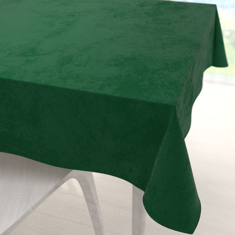 Sametový čtvercový ubrus Velvet Premium SVP-032 Zelený - Biante.cz