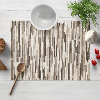 Dekorační prostírání na stůl Leona LN-176 Hnědo-béžové proužky - Biante.cz Dekorační prostírání na stůl Leona LN-176 Hnědo-béžové proužky - Biante.cz