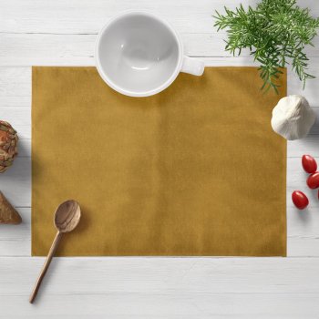 Sametové prostírání na stůl Velvet Premium SVP-009 Hořčicové - Biante.cz