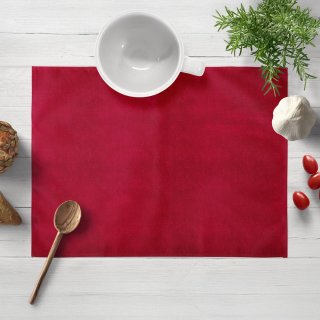 Sametové prostírání na stůl Velvet Premium SVP-049 Jahodově červené - Biante.cz