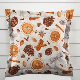 Dekoračná obliečka na vankúš s lemom Leona LN-171 Vôňa jesene - Biante.sk Dekoračná obliečka na vankúš s lemom Leona LN-171 Vôňa jesene - Biante.sk