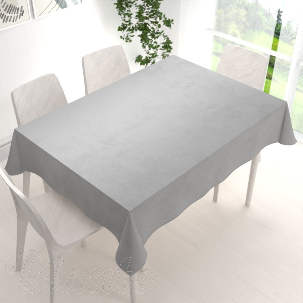 Sametový obdélníkový ubrus Velvet Premium SVP-027 Světle šedý - detail 1 - Biante.cz