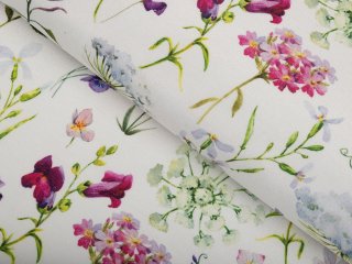 Dekorační látka PML-098 Luční květiny na smetanovém - šířka 150 cm - Biante.cz Dekorační látka PML-098 Luční květiny na smetanovém - šířka 150 cm - Biante.cz