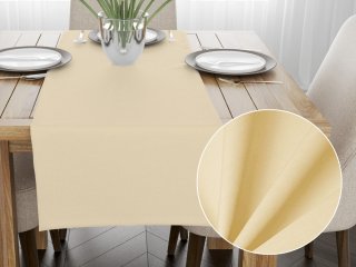 Bavlněný běhoun na stůl Torino TON-004 Pastelově žlutý - Biante.cz Bavlněný běhoun na stůl Torino TON-004 Pastelově žlutý - Biante.cz