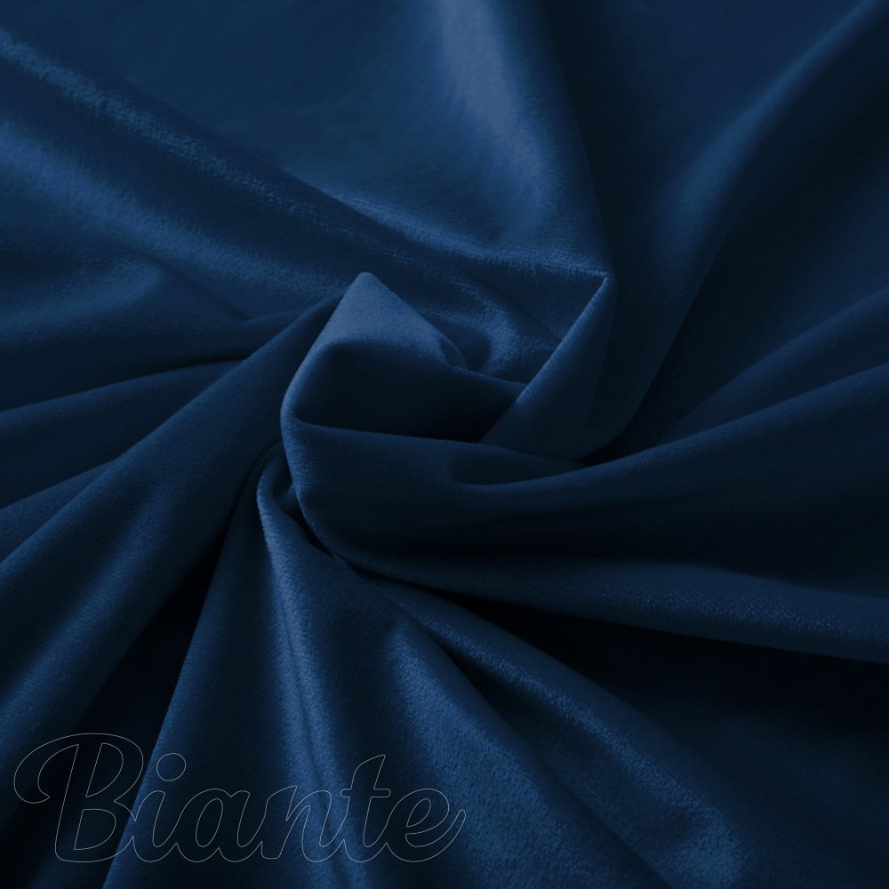 Zamatová látka Velvet Prémium SVP-029 Námornícka modrá - šírka 145 cm a 280 cm - detail 1 - Biante.sk
