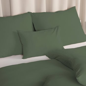 Ľanové posteľné obliečky LEN-020 Khaki zelené - predĺžené 140x220 cm - detail 1 - Biante.sk Ľanové posteľné obliečky LEN-020 Khaki zelené - predĺžené 140x220 cm - detail 1 - Biante.sk