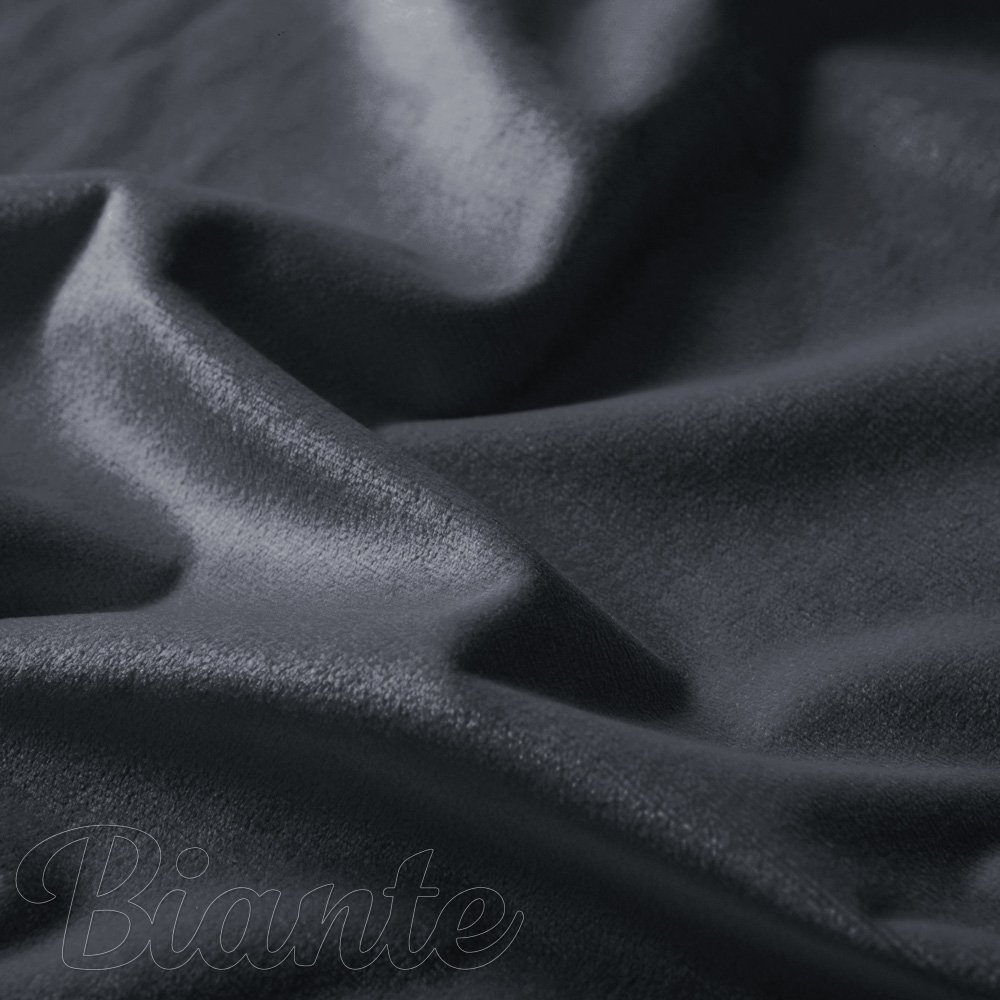 Sametová látka Velvet Premium SVP-004 Antracitově šedá - šířka 280 cm - detail 3 - Biante.cz