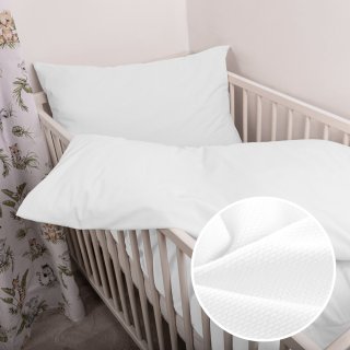 Dětské hřejivé povlečení Velvet Brick SVB-201 Sněhově bílé - Biante.cz