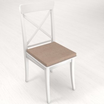 Čtvercový podsedák z imitace broušené kůže Alcantara ALC-006 Béžový - 38x38x3 cm - detail 1 - Biante.cz Čtvercový podsedák z imitace broušené kůže Alcantara ALC-006 Béžový - 38x38x3 cm - detail 1 - Biante.cz