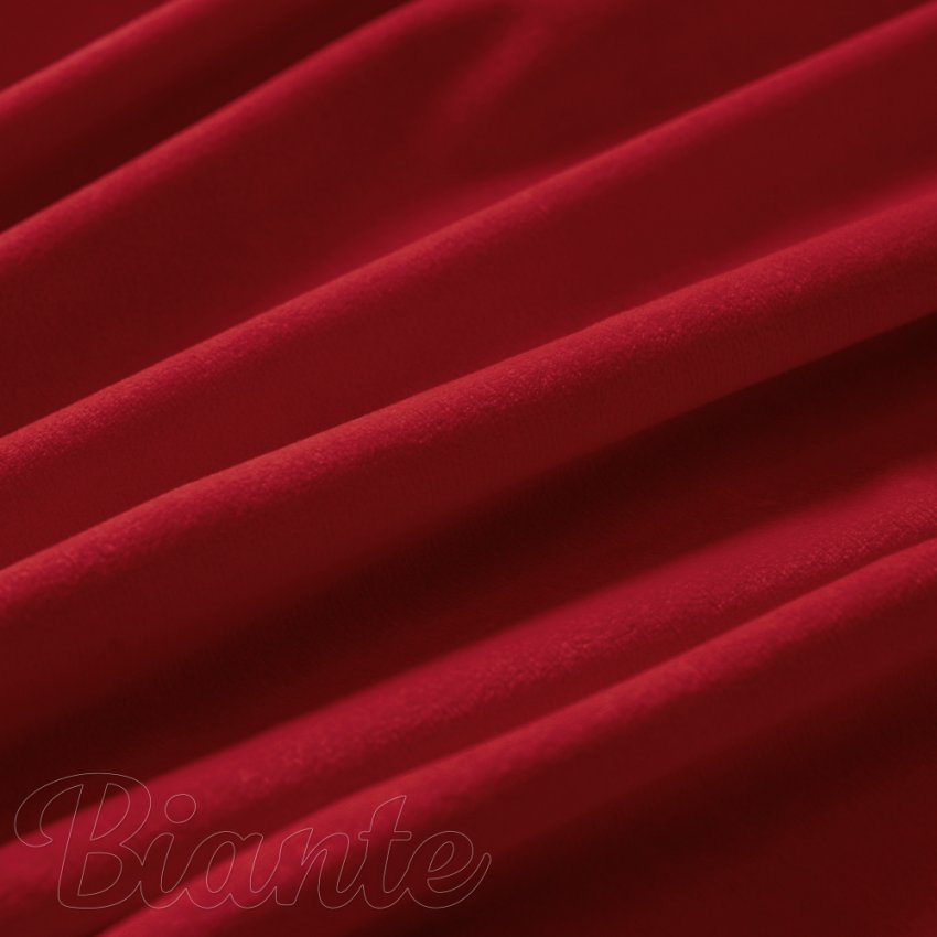 Sametová látka Velvet Premium SVP-038 Sytě červená - šířka 145 cm a 280 cm - detail 4 - Biante.cz