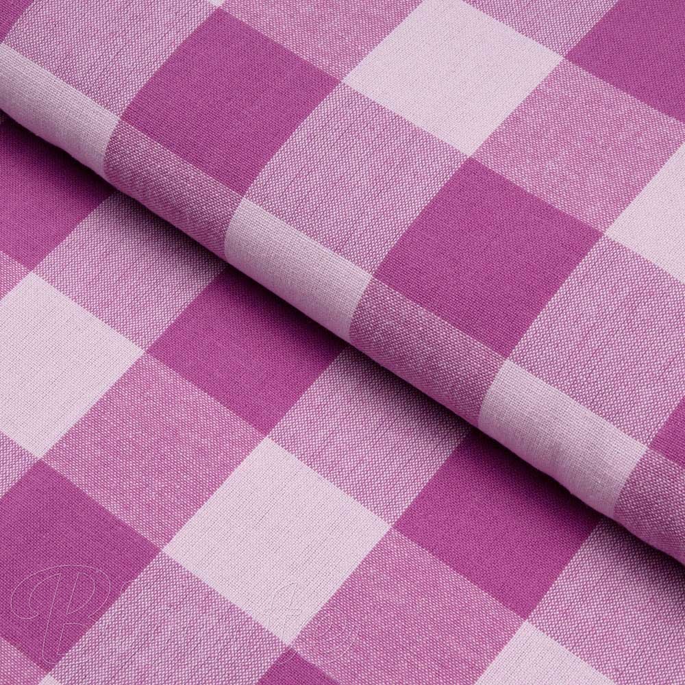 Bavlněná látka Olivia OL-021 Fialová kostka velká - šířka 150 cm - Biante.cz